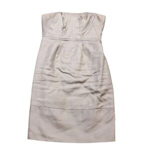 j crew metallic dress J Crew Collection Dress Double Tie Metallic Gold Mini in Gold